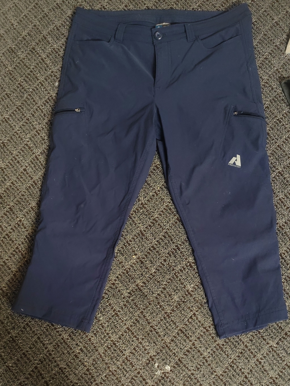 Eddie Bauer Navy Performance Cargo Pants